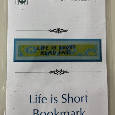 Threaded Needle Designs - READ Bookmark
