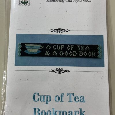Threaded Needle Designs - Cup of Tea Bookmark