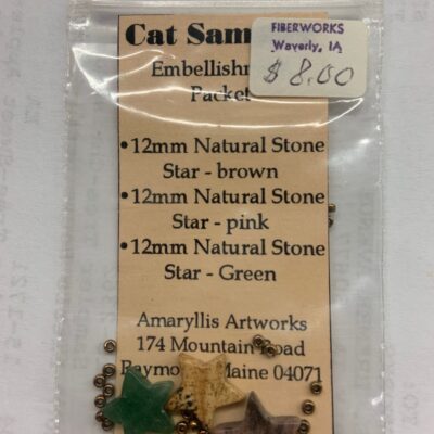 Amaryllis Artworks Cat Sampler embellishment pack