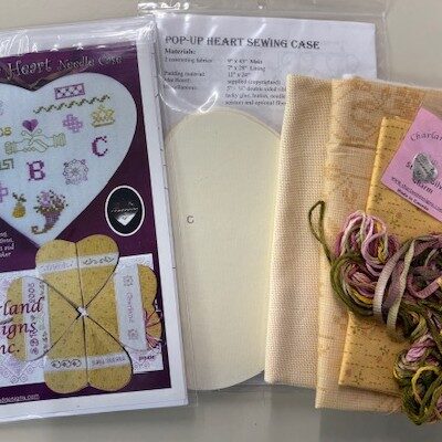 Charland Designs - Quaker Heart Needle Case - Last one