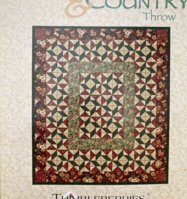 Thimbleberries Quilt Pattern - Town & Country Throw - LAST CHANCE PATTERN