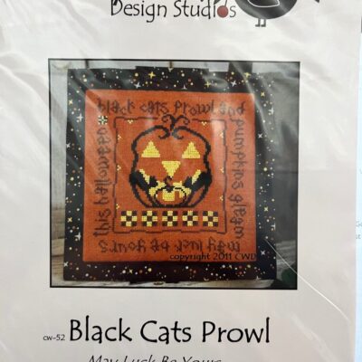Black Cats Prowl - CherryWood Design Studios - Last chance