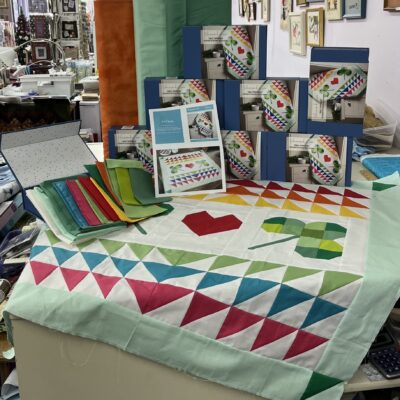 Riley Blake March monthly table topper - Shamrock Love