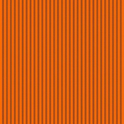 Henry Glass - Stitching Housewives Stripes Orange w/black