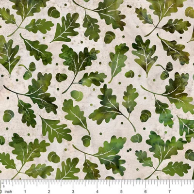Island Batik - AISH Oak leaves