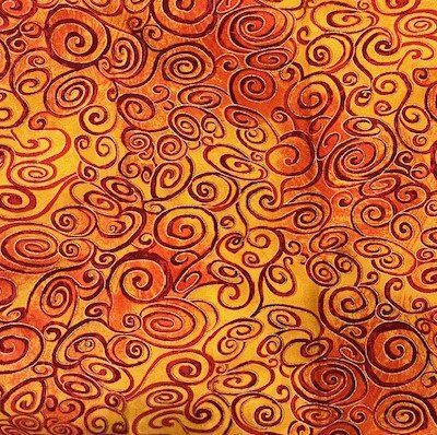 Timeless Treasures - Flora Rust CM2610