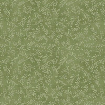 Benartex Wooly Cats - Harvest berry leaves moss