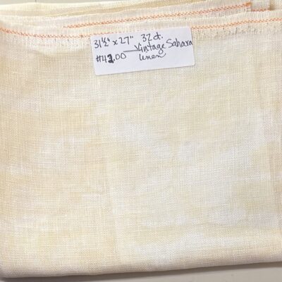 32 count hand dyed linen Vintage Sahara - Z
