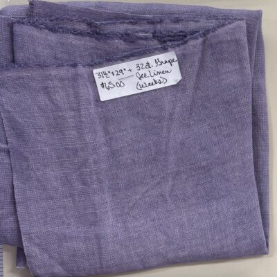 32 count hand dyed linen Grape Ice - WDW