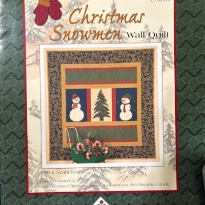 Thimbleberries pattern - Christmas Snowmen Wall Quilt - last chance