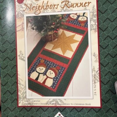 Thimbleberries pattern - Snow Neighbors Runner - last chance