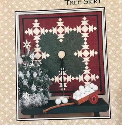 Thimbleberries pattern - Snowflake Tree Skirt - last chance