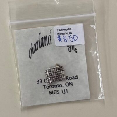 Charland Sterling Silver Charm - Aida material charm