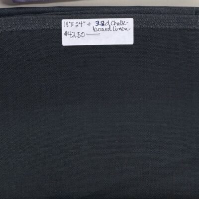 32 count solid color linen - Chalkboard - P